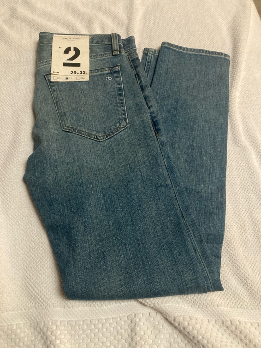 Rag & Bone fit 2  Slim Fit Men’s Jeans - Blue 29/32 NWT